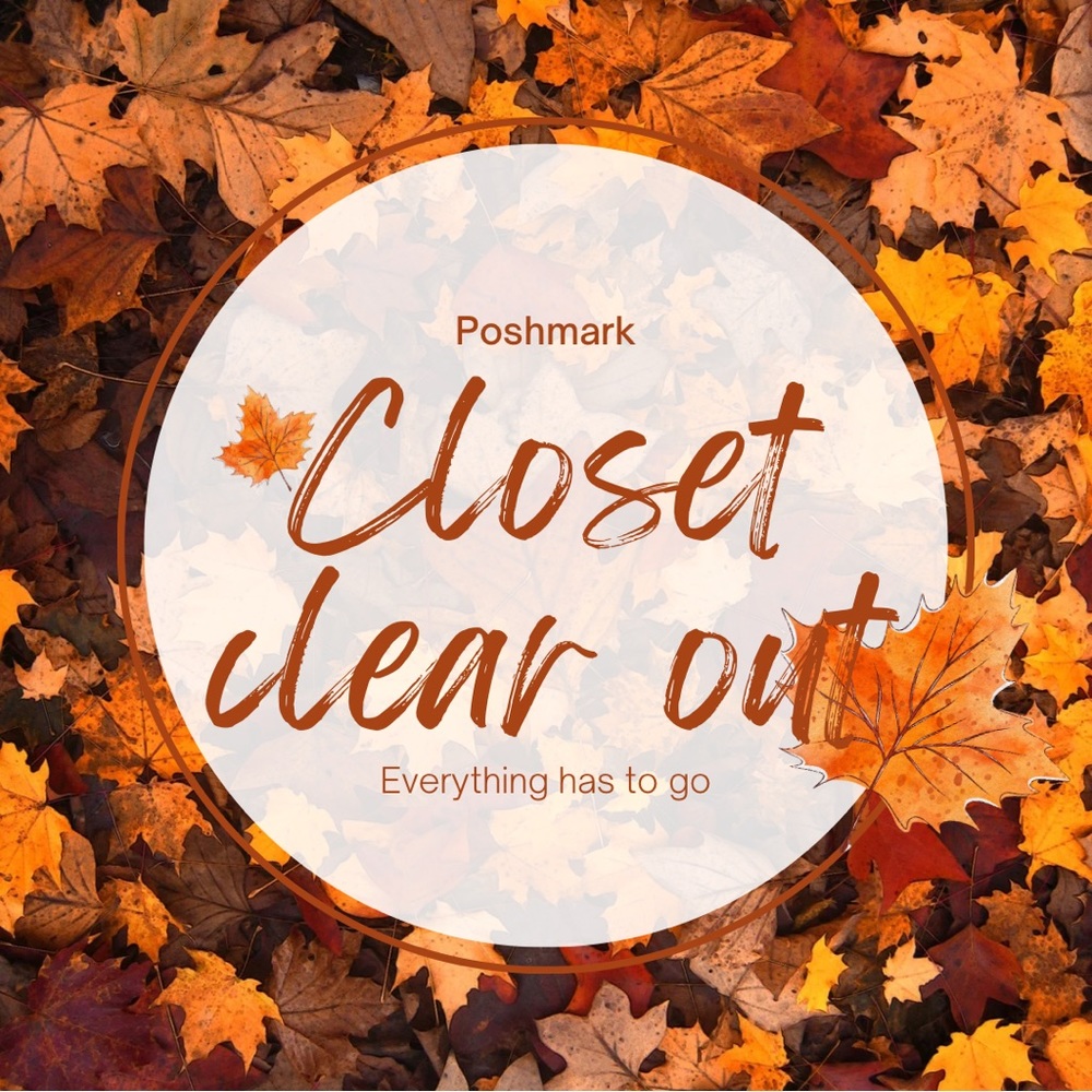 Clearing out my closet before thanksgiving! Feel free to browse and shop